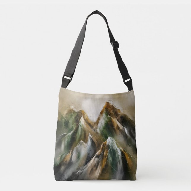 Bolso Cruzado Montañas Pintadas (Anverso)
