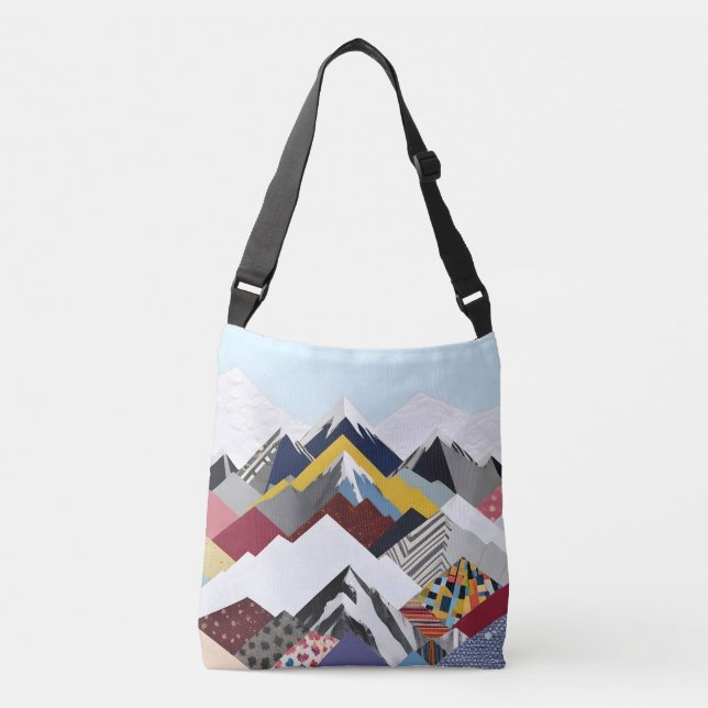 Bolso Cruzado Montañas Snowcap (Anverso)