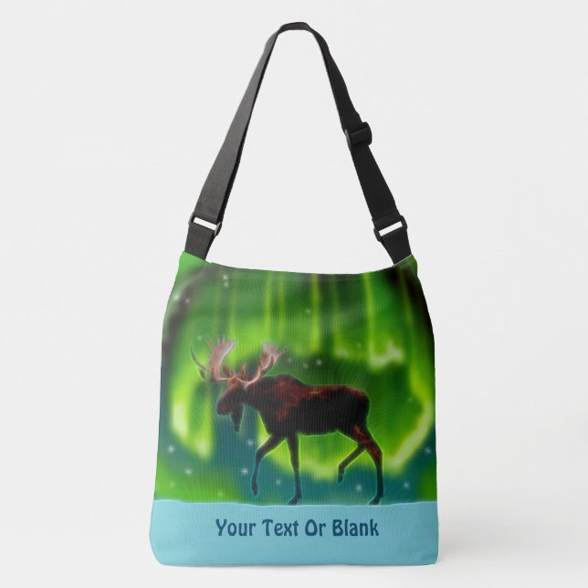 Bolso Cruzado Moose de las luces del norte (Anverso)