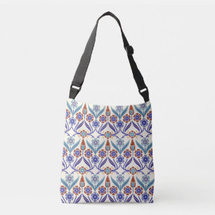 Bolso Cruzado Mosaico turco: Colorido patrón sin foco