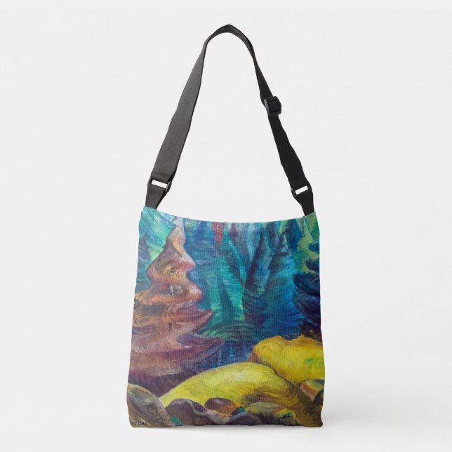 Bolso Cruzado Moss amarillos | Emily Carr | (Anverso)
