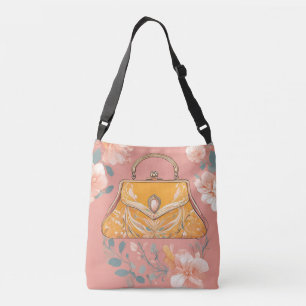 Bolso Cruzado Mostaza en el Aire arte de IA