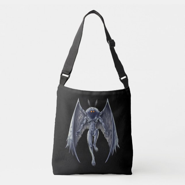 Bolso Cruzado Mothman Cryptid Creature (Anverso)