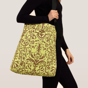 Bolso Cruzado Motif victoriano en amarillo
