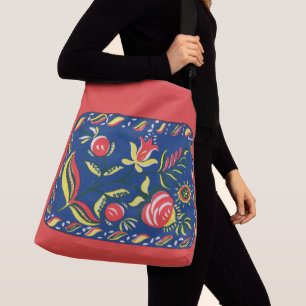 Bolso Cruzado motivo folky Pennsylvania Dutch