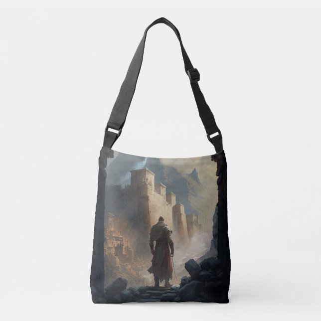 Bolso Cruzado Mountain Town Siege (Anverso)