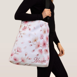 Bolso Cruzado Movimiento Sakura Patrón Continuo   Personalizado 