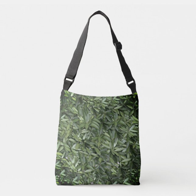 Bolso Cruzado Muchas hojas verdes hermosas (Anverso)