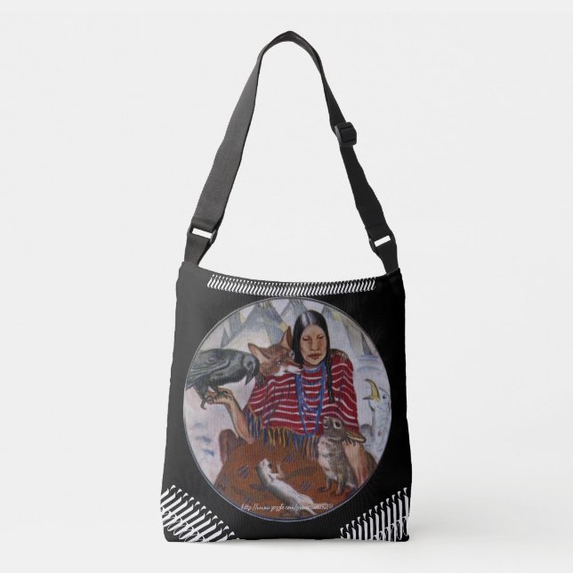Bolso Cruzado "Mujer Andante" (Anverso)