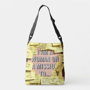 Bolso Cruzado Mujer en misión, motivacional
