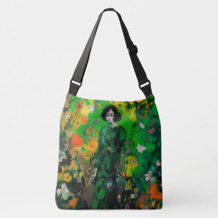 Bolso Cruzado mujer en un campo colorido
