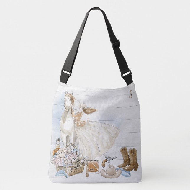 Bolso Cruzado *~* Mujer Rusa Occidental Caballo Gorra de pistola (Anverso)