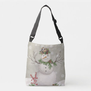 Bolso Cruzado muñeco de nieve moderno del invernadero del