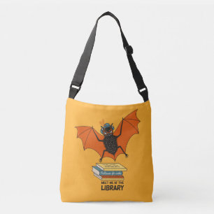 Bolso Cruzado Murciélago Lector Bibliotecaria Caprichosa con L
