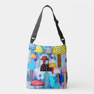 Bolso Cruzado Mushrooms Rupydetequia arte viable