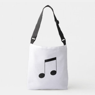 Bolso Cruzado Music One Black Beam Note,
