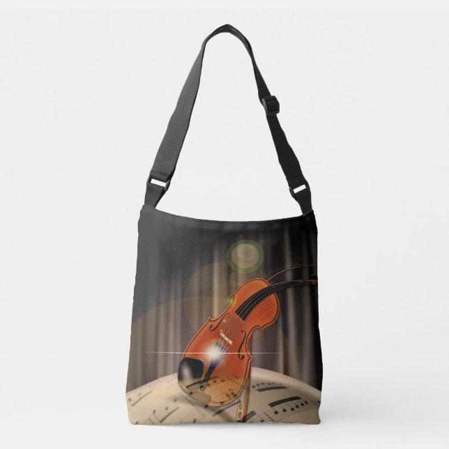 Bolso Cruzado Música artsy del violín (Anverso)