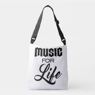 Bolso Cruzado Música para la vida Tote Bag