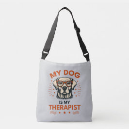 Bolso Cruzado My dog is my therapist