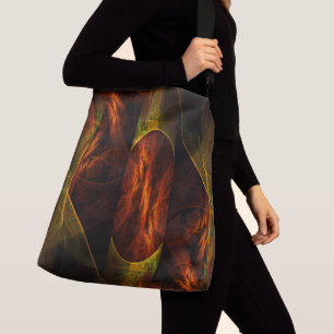 Bolso Cruzado Mystique Jungle Resumen Cuerpo cruzado de arte