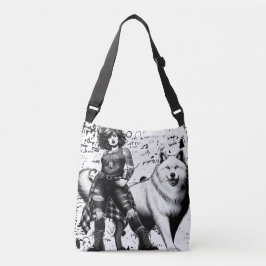 Bolso Cruzado Nacido para ser salvaje, con estilo Slay.