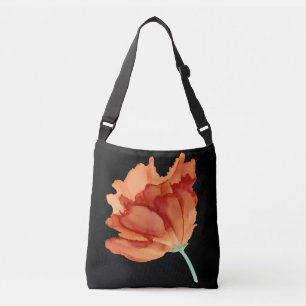 Bolso Cruzado Naranja de personalizable Poppy pintado a mano