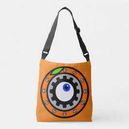 Bolso Cruzado Naranja de reloj