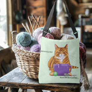 Bolso Cruzado Naranja Ginger Coffee Cat Funny
