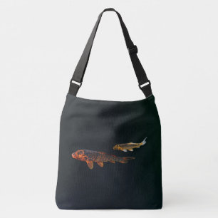 Bolso Cruzado Naranja Koi y Gold Koi