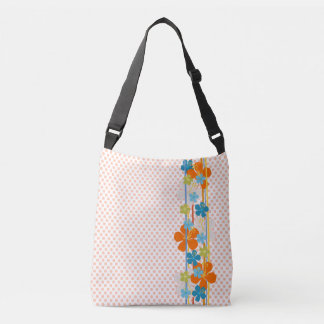 Bolso Cruzado Naranja Multicolor