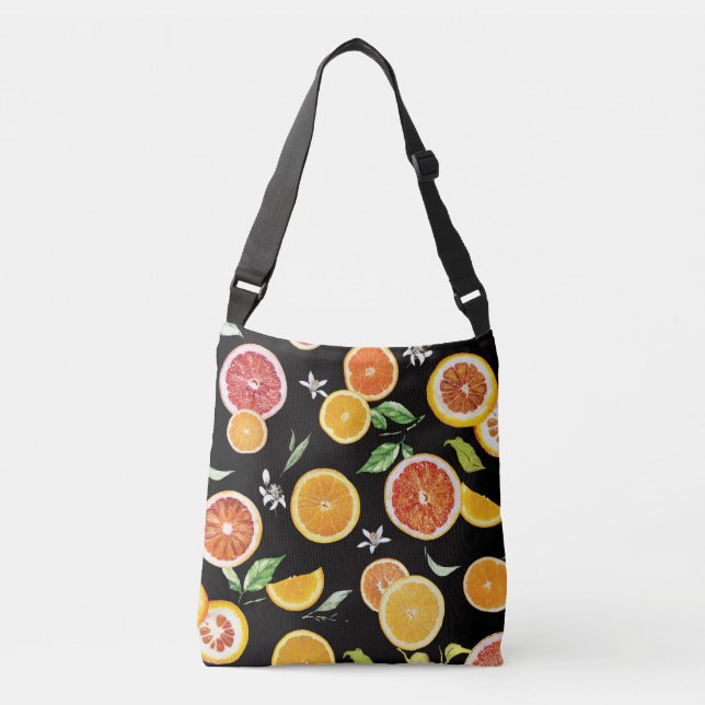 Bolso Cruzado Naranjas. (Anverso)