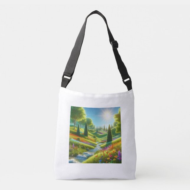 Bolso Cruzado Naturaleza Buenos días (Anverso)
