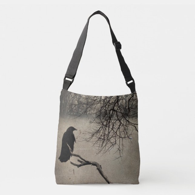 Bolso Cruzado Naturaleza de Raven (Anverso)
