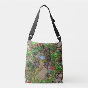 Bolso Cruzado Naturaleza interior y exterior en flor