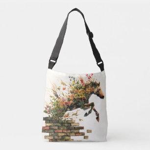 Bolso Cruzado Naturaleza Salto de Caballos Botánicos Florales