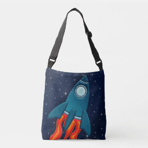 Bolso Cruzado Nave espacial en el espacio