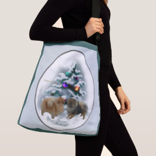 Bolso Cruzado Navidad Pomerania