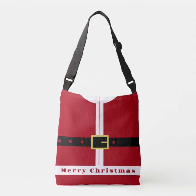 Bolso Cruzado Navidades Crossbody Bag Santa Claus Regalos (Anverso)