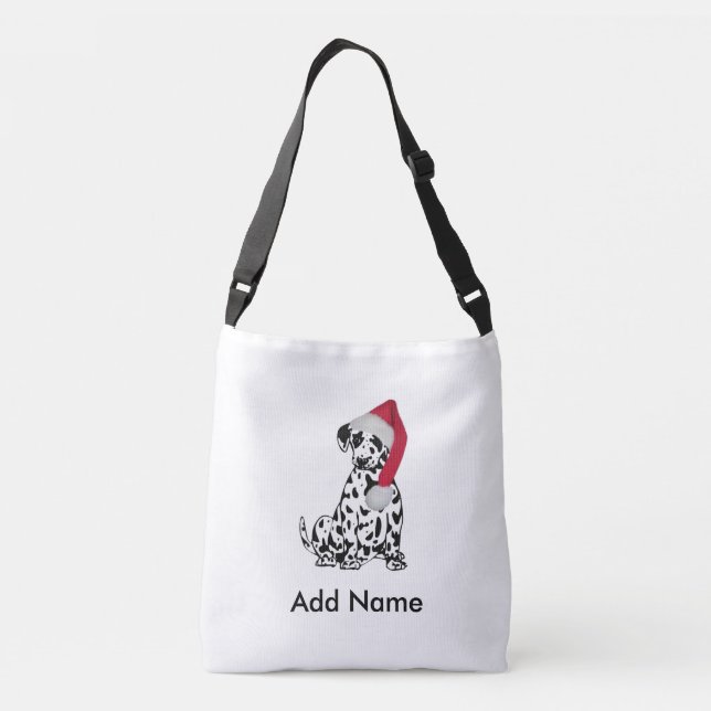 Bolso Cruzado Navidades Dalmatian Personalizadas (Reverso)