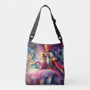 Bolso Cruzado Navidades de acuarela de ballet de nueces Ballerin