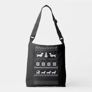 Bolso Cruzado Navidades de Dachshunds