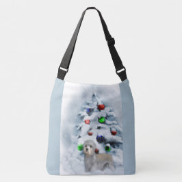 Bolso Cruzado Navidades de Dandie Dinmont Terrier