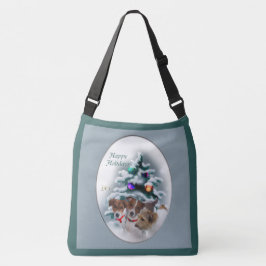 Bolso Cruzado Navidades de Jack Russell Terrier