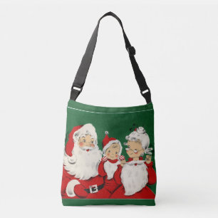 Bolso Cruzado Navidades de la familia Vintage Santa Bag Crossbod