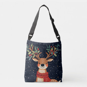 Bolso Cruzado Navidades de renos Starry Noche de Twinkle