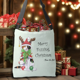 Bolso Cruzado Navidades divertidos Calico Cat