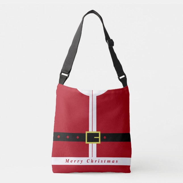 Bolso Cruzado Navidades divertidos Crossbody Bag Santa Claus Gif (Anverso)