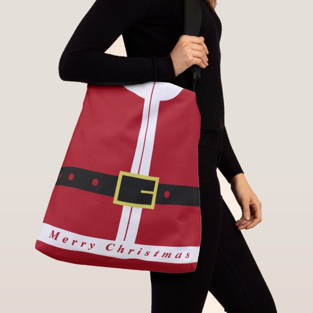 Bolso Cruzado Navidades divertidos Santa Regalos Crossbody Bag (Detalle)