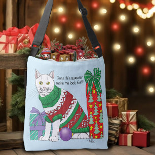 Bolso Cruzado Navidades feos sudan un gato gracioso