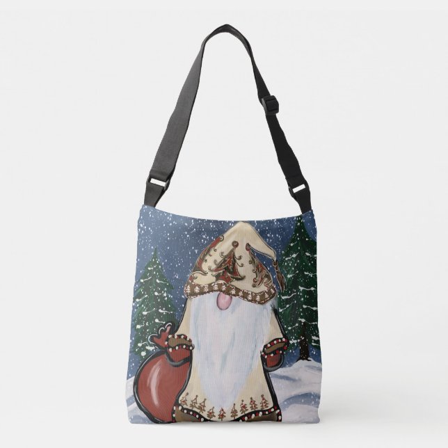 BOLSO CRUZADO NAVIDADES GNOMES (Anverso)